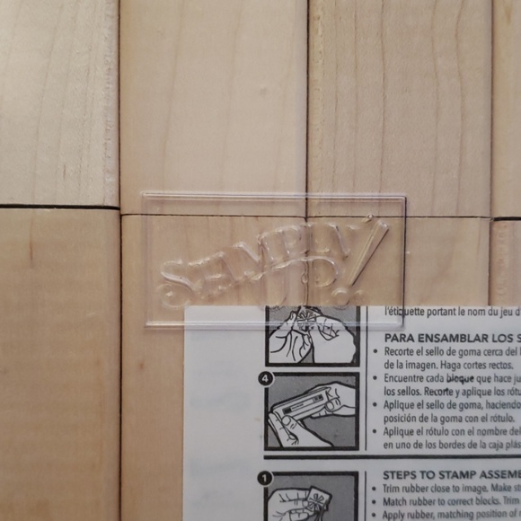 Stampin' Up alphabet stamp set - Picture 4 of 4